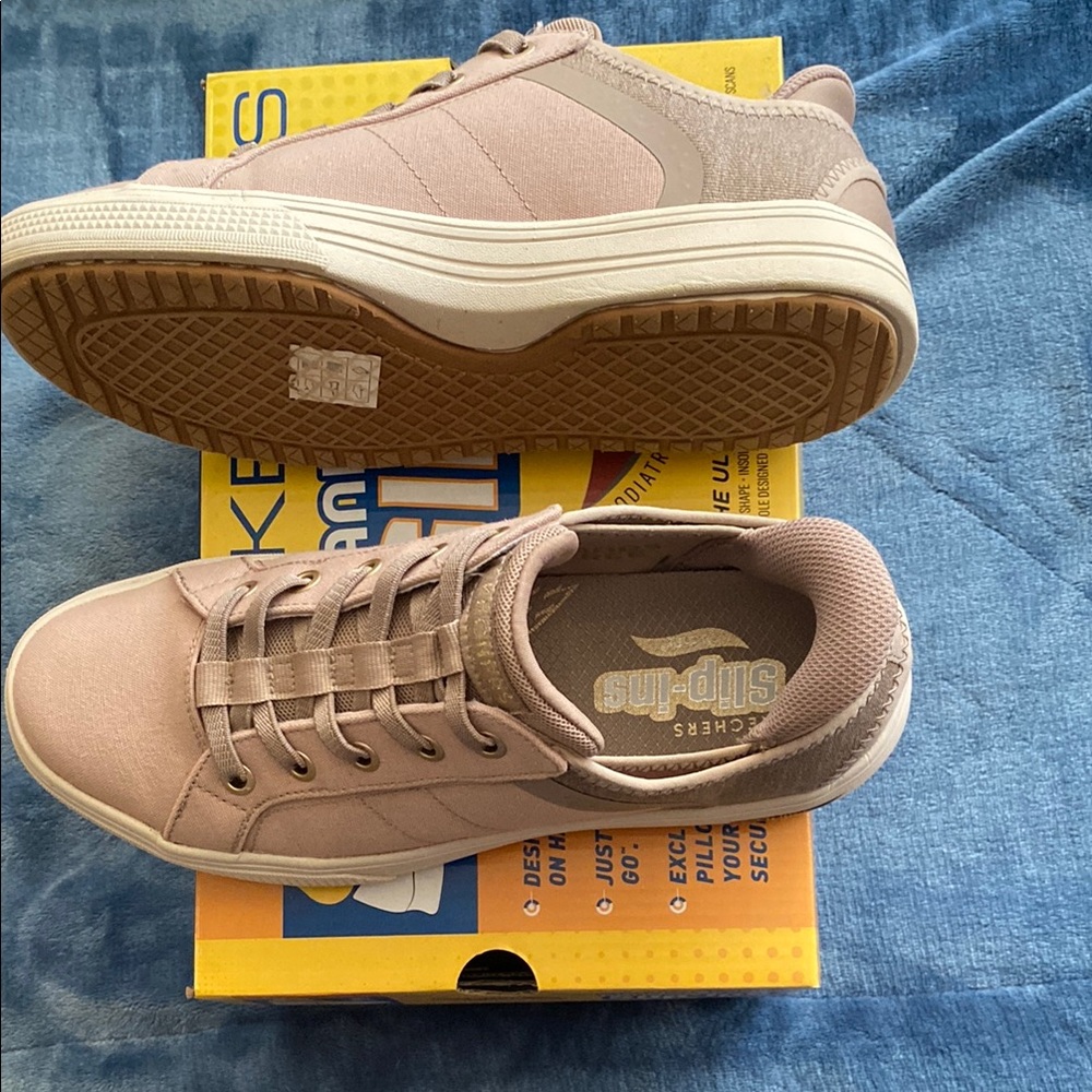 Skechers Pink Slip-On Sneakers - Picture 6 of 6